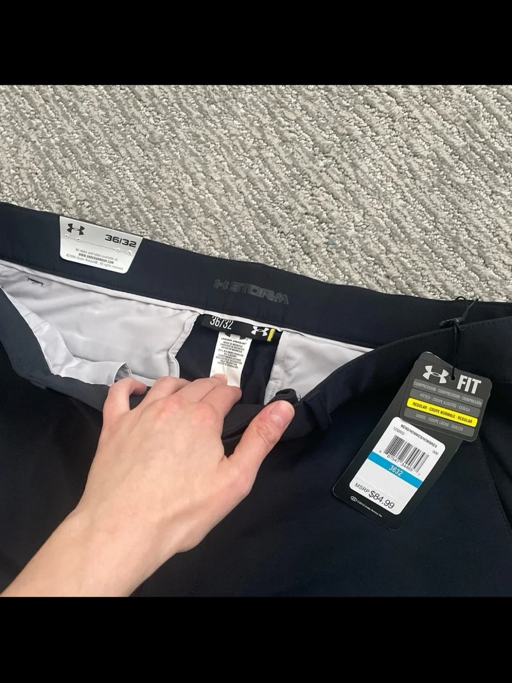 Under Armour Men’s Black Pants